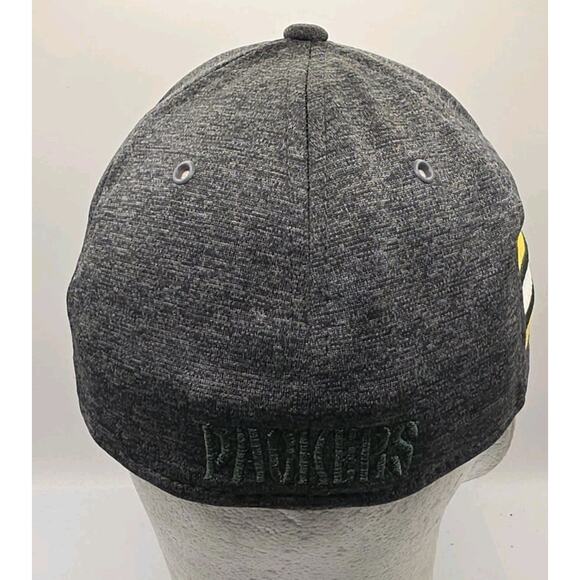 Green Bay Packers New Era 39Thirty Gray Fitted Stretch Cap Hat G Logo Size S / M - Picture 5 of 12